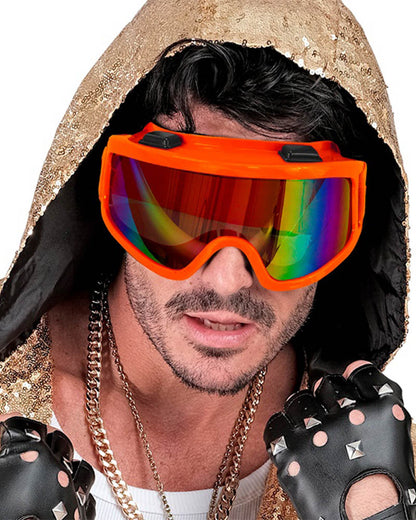 Apres Ski Neon Orange Adult Goggles