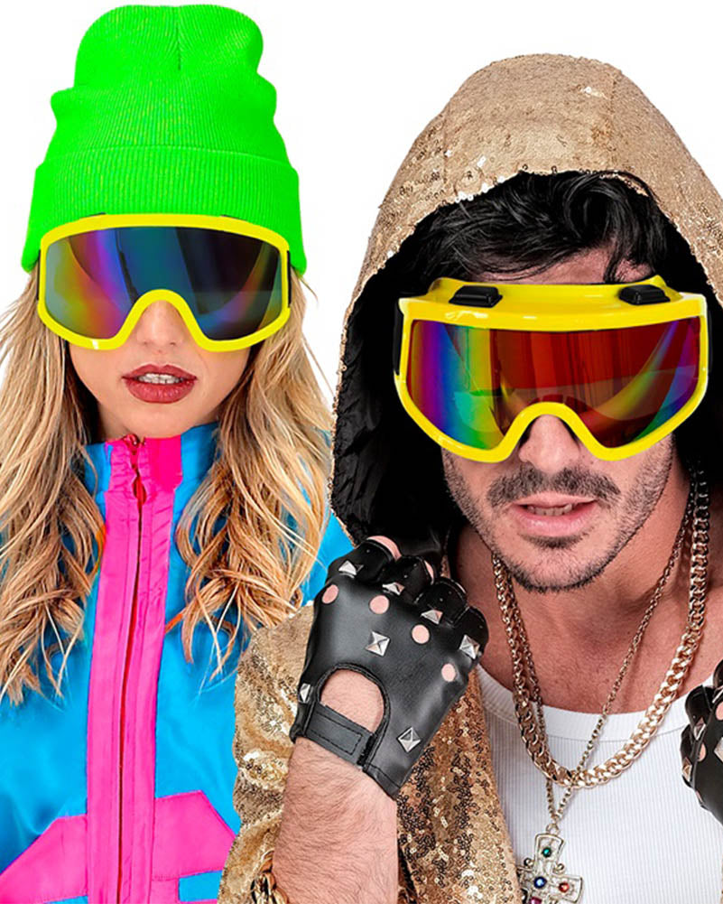 Apres Ski Neon Yellow Adult Goggles