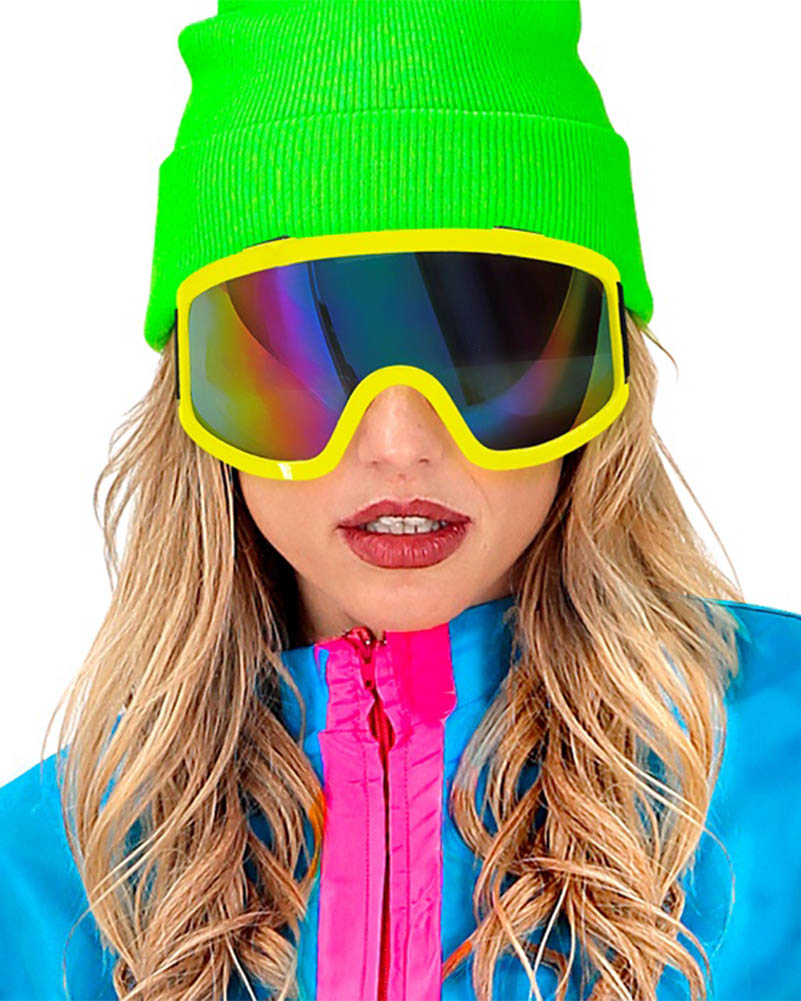 Apres Ski Neon Yellow Adult Goggles
