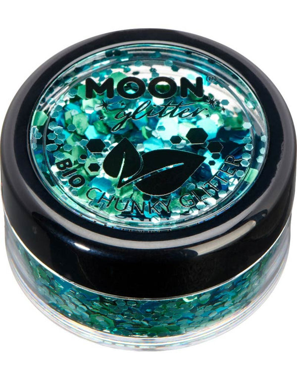 Moon Glitter Blue Aquarium Mystic Chunky Bio Body Glitter 3g