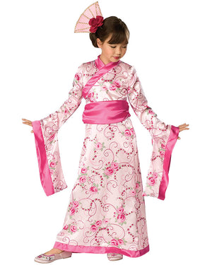 Japanese Pink Princess Girls Costume