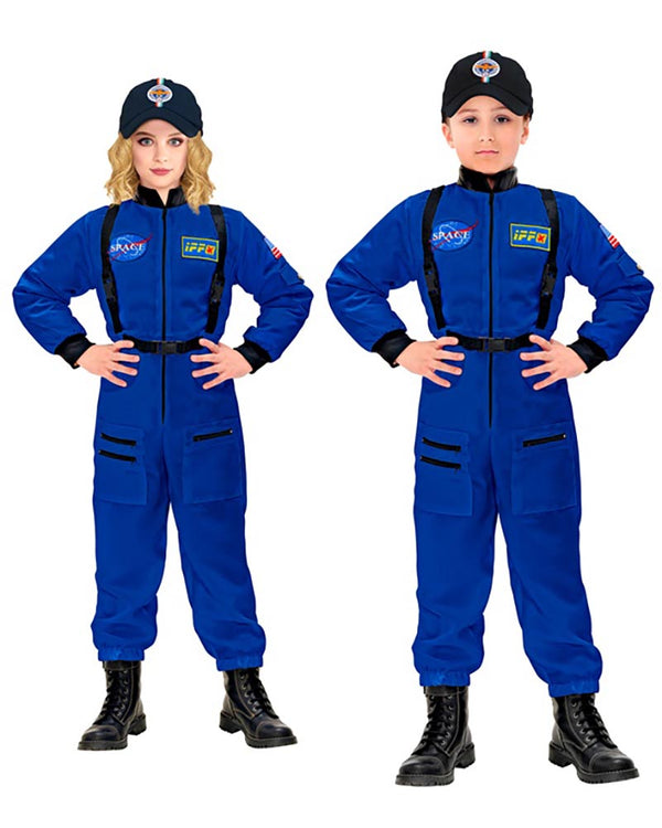Blue Astronaut Kids Costume