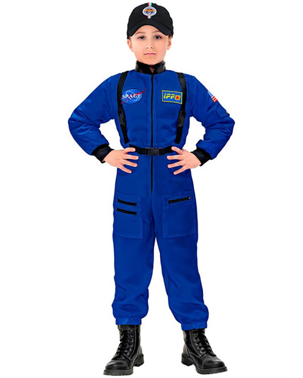 Blue Astronaut Kids Costume