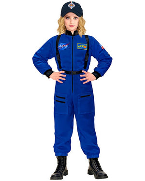 Blue Astronaut Kids Costume