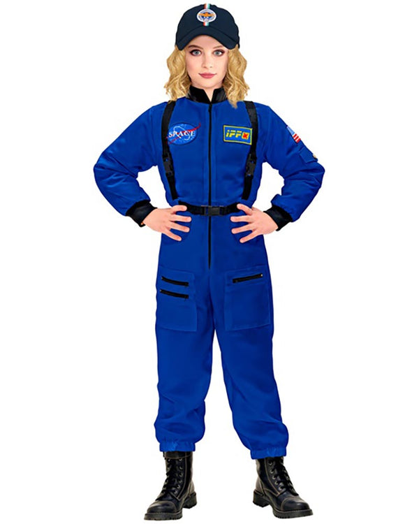 Blue Astronaut Kids Costume