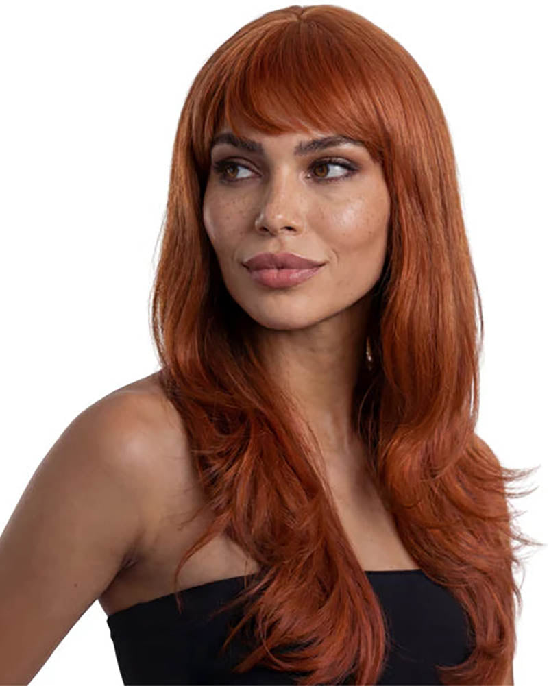 Viva Tia Long Auburn Deluxe Wig