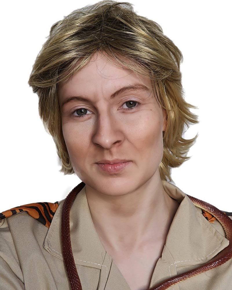 Aussie Crocodile Man Short Blonde Wig