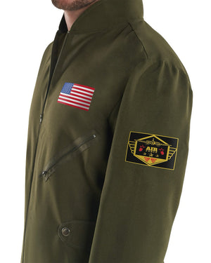 Aviator Jumpsuit Mens Costume