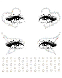 Ayla Glow in the Dark Face Jewels Sticker