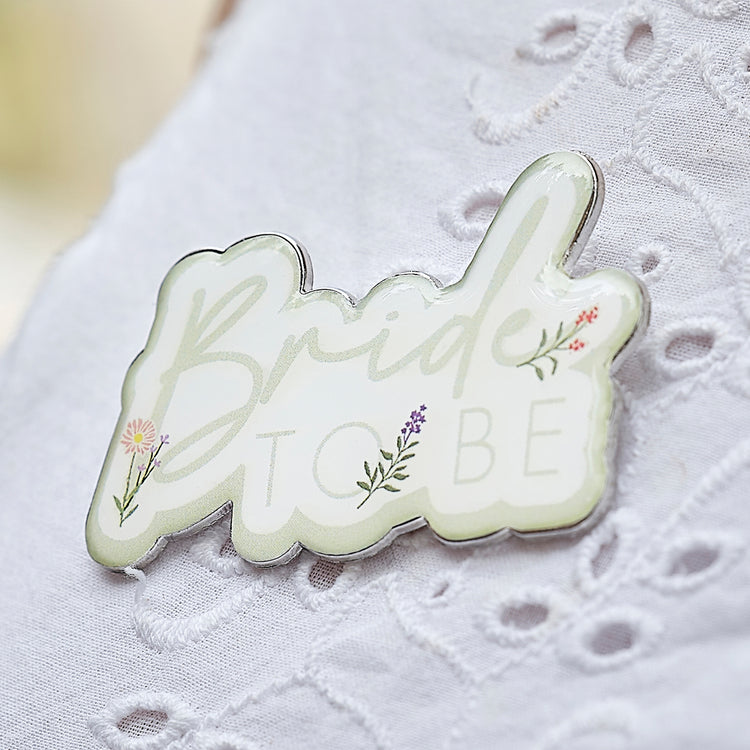 Bridal Bloom Bride Badge