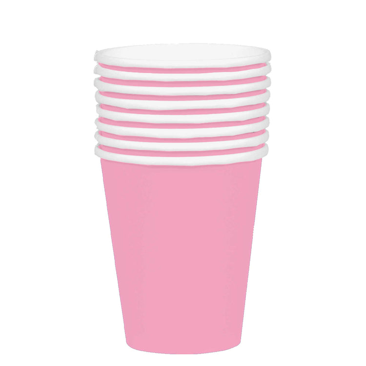 New Pink 354ml Paper Cups Pack of 20