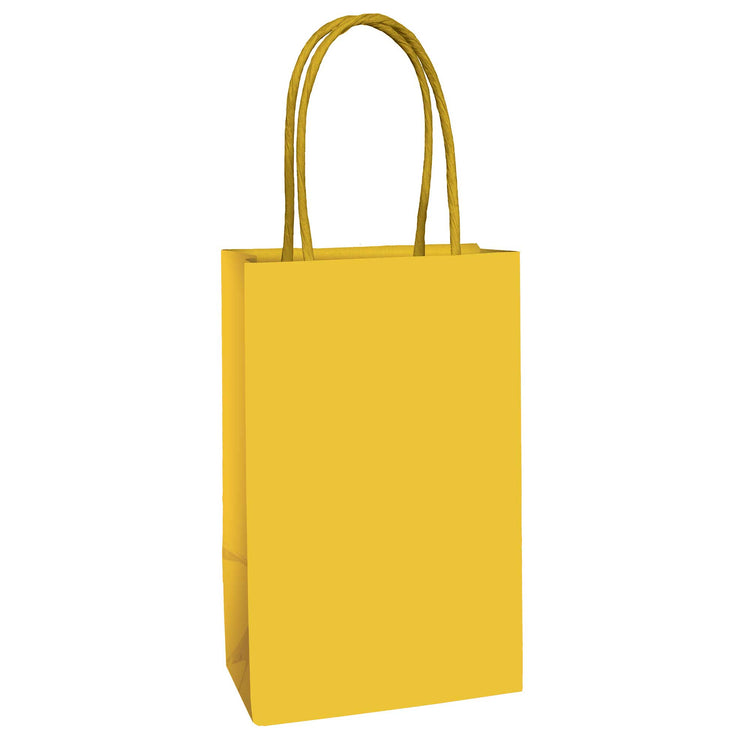 Paper Kraft Bag Sunshine Yellow