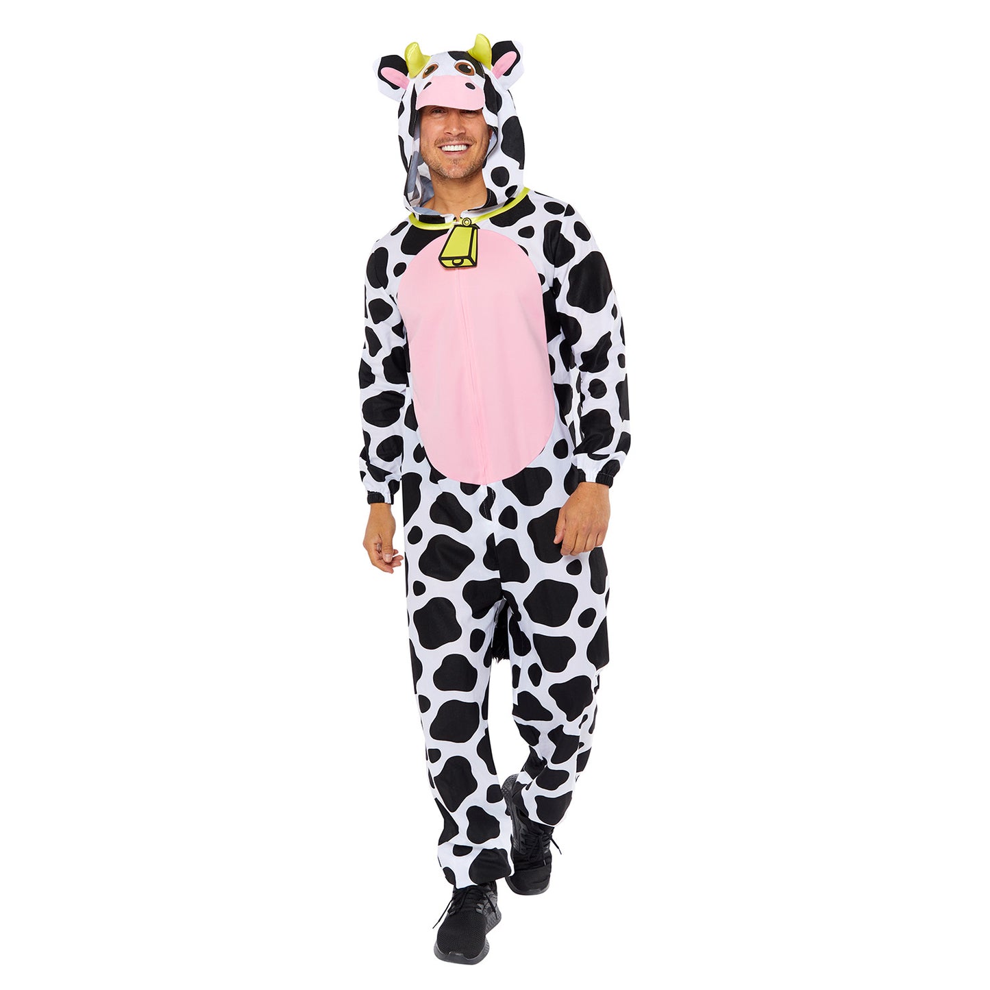 Cow Plush Onesie Adult Costume Size X-Large