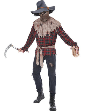 Bad Harvest Scarecrow Mens Costume