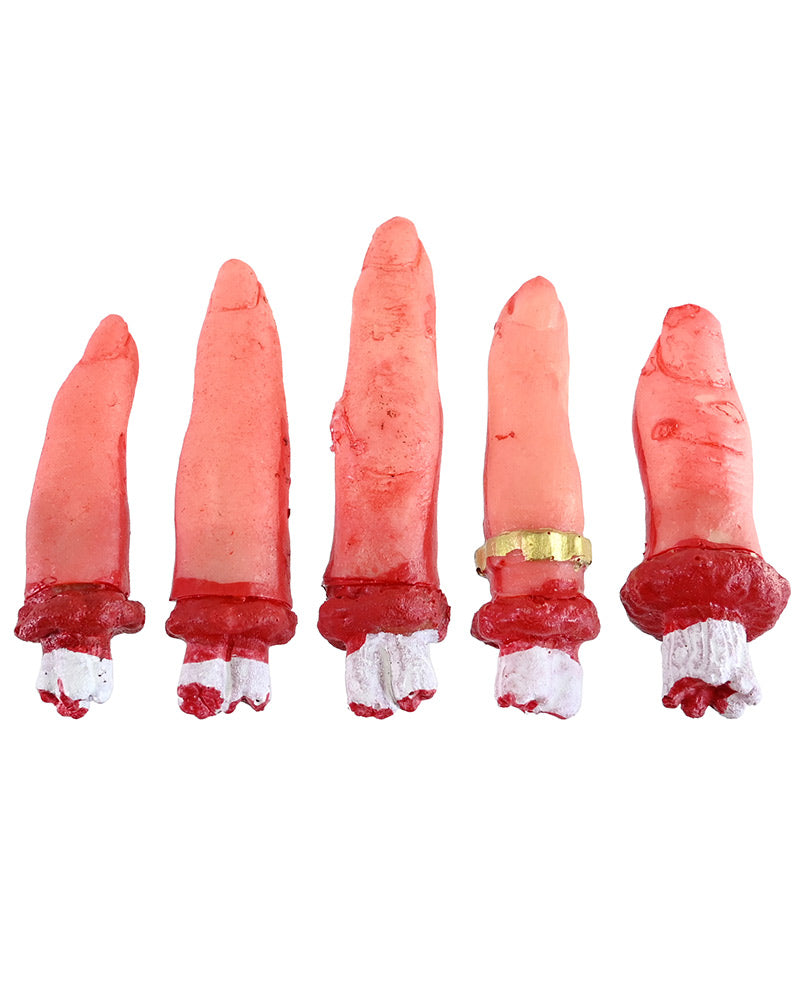 Bag of Severed Fingers Pack of 5 For Halloween
