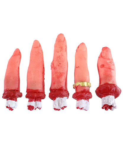 Bag of Severed Fingers Pack of 5 For Halloween