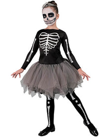 Ballerina Skeleton Girls Halloween Costume