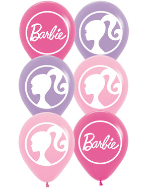 Barbie 30cm Latex Balloons Pack of 6