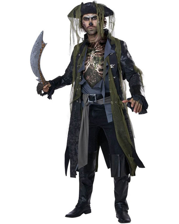 Barnacle Bill the Undead Pirate Mens Costume