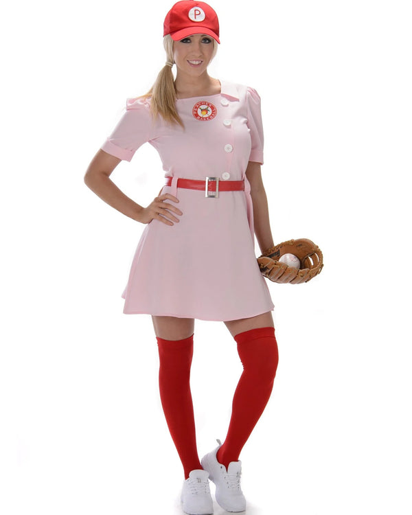 Baseball Sports Girl Womens Costume