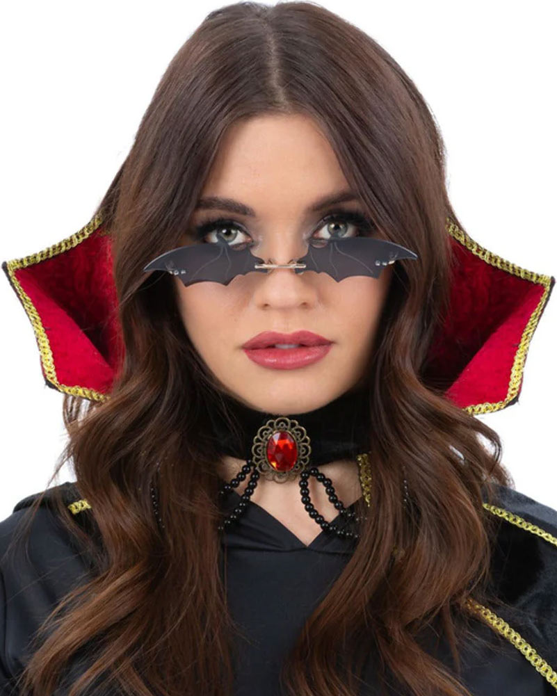 Black Bat Wing Lens Sunglasses
