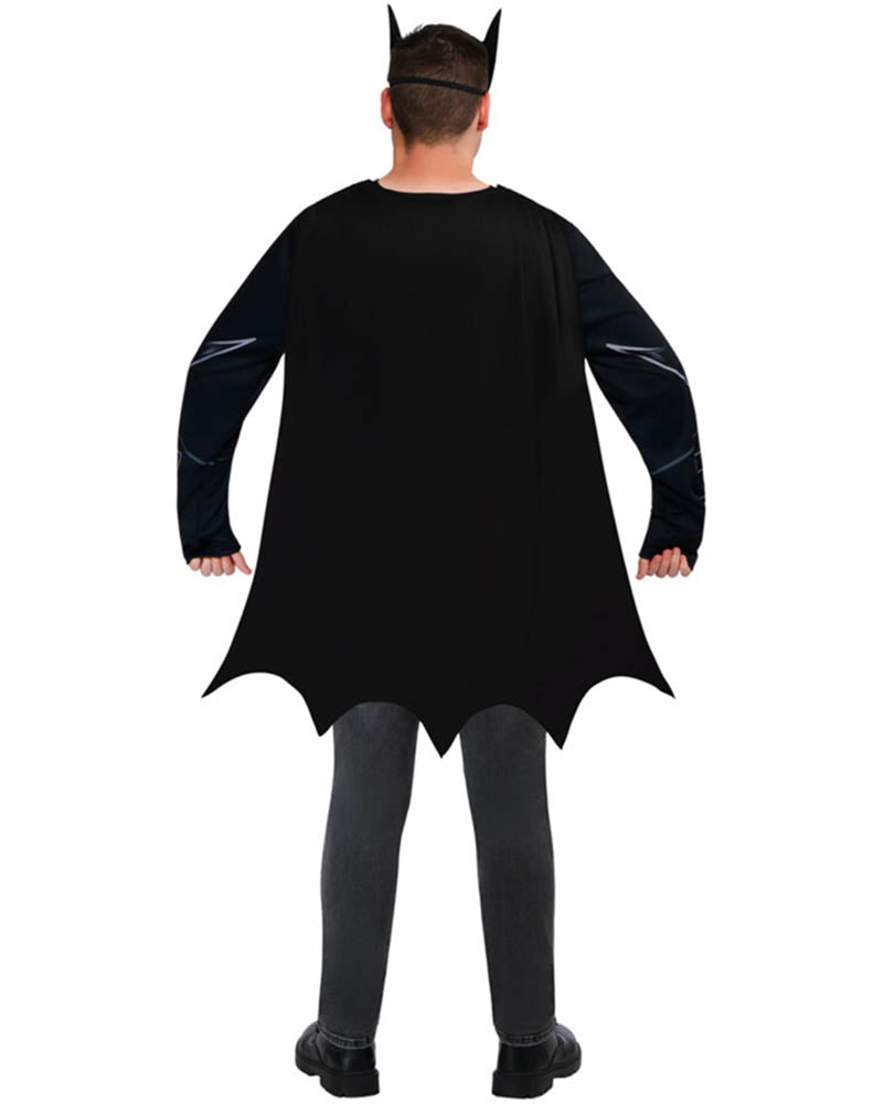Batman Adult Shirt Cape and Mask Set