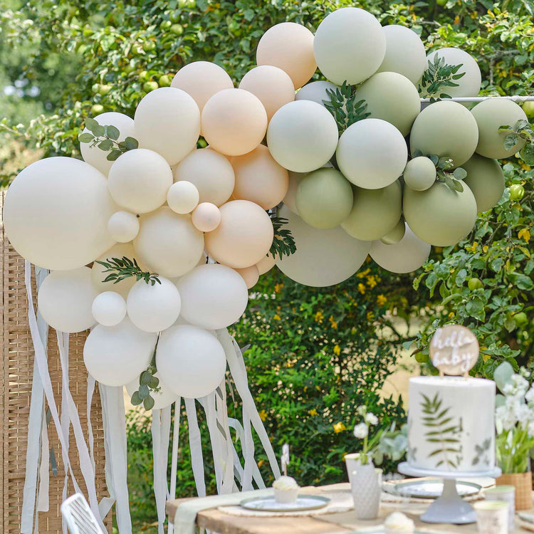 Botanical Baby Balloon Arch