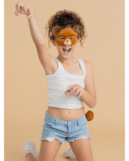 Bear Deluxe Mask and Tail Set