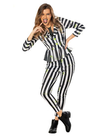 Beetlejuice Deluxe Womens Costume