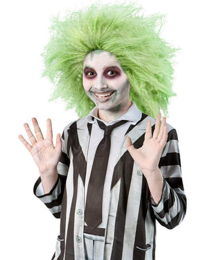 Beetlejuice Green Kids Wig