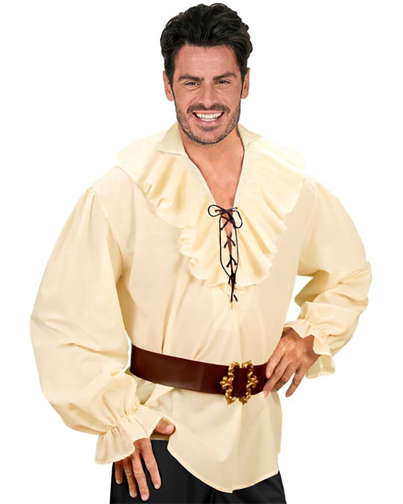 Beige Pirate Mens Shirt