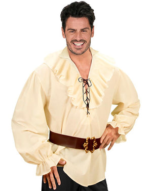 Beige Pirate Mens Shirt