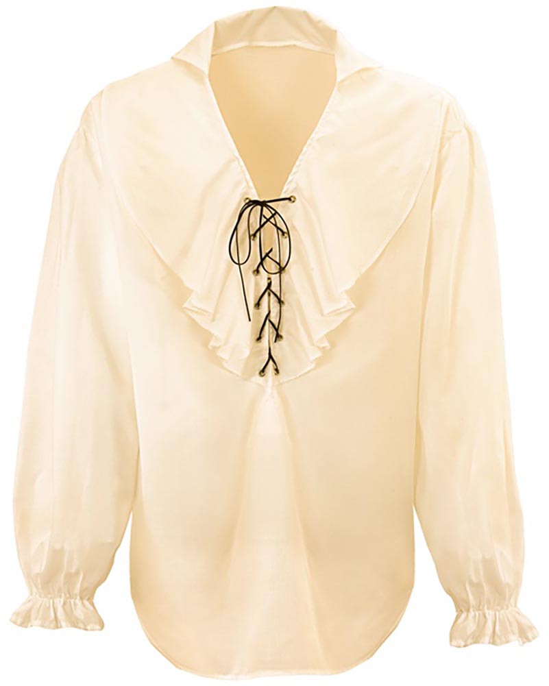 Beige Pirate Mens Shirt