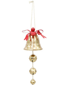 Christmas Bell Hanger Antique Gold 60cm