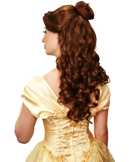 Belle of the Ball Premium Long Curly Brown Wig