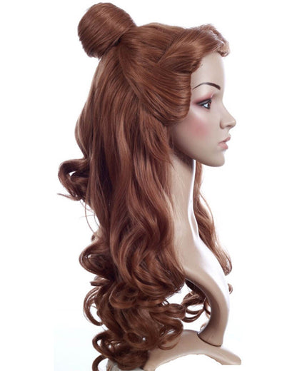 Belle of the Ball Premium Long Curly Brown Wig