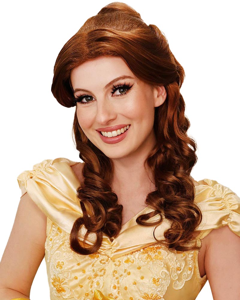 Belle of the Ball Premium Long Curly Brown Wig