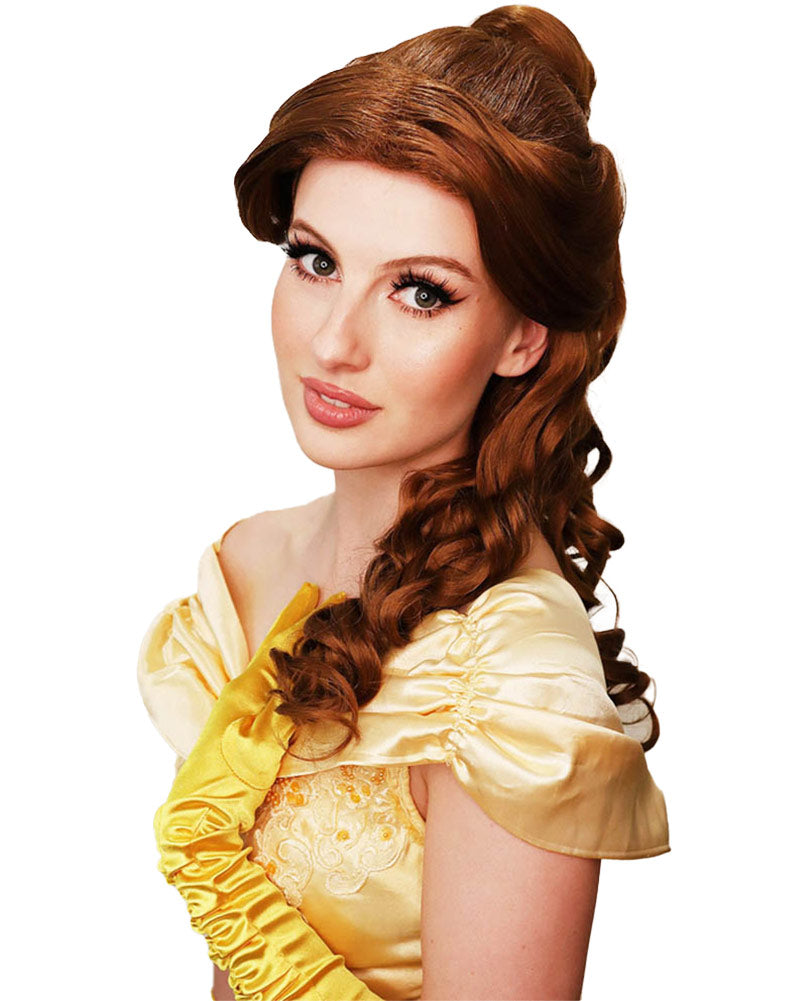 Belle of the Ball Premium Long Curly Brown Wig