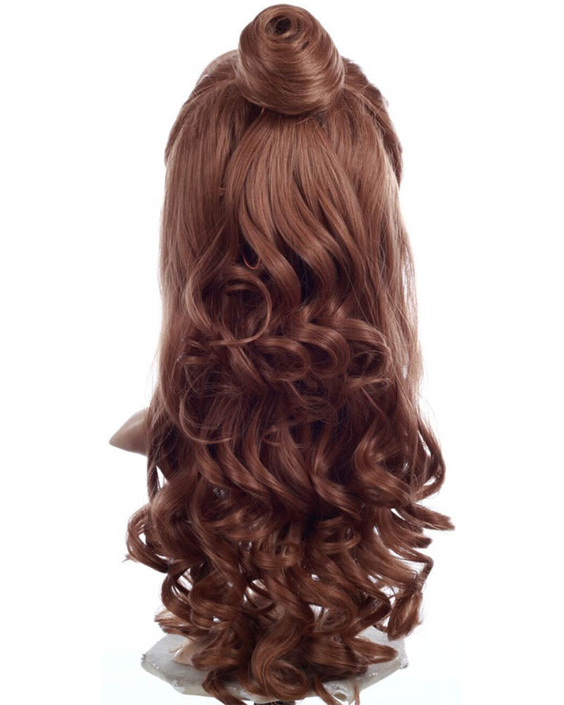 Belle of the Ball Premium Long Curly Brown Wig