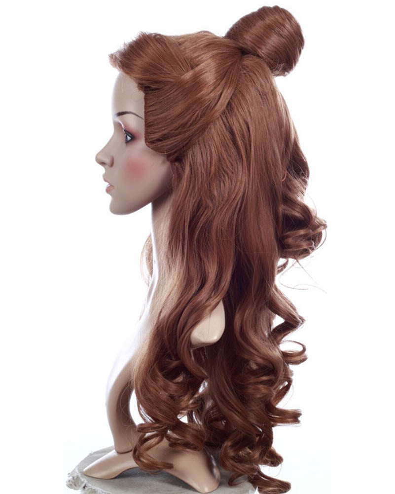 Belle of the Ball Premium Long Curly Brown Wig