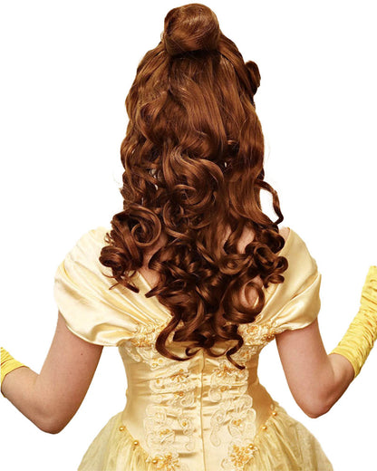 Belle of the Ball Premium Long Curly Brown Wig