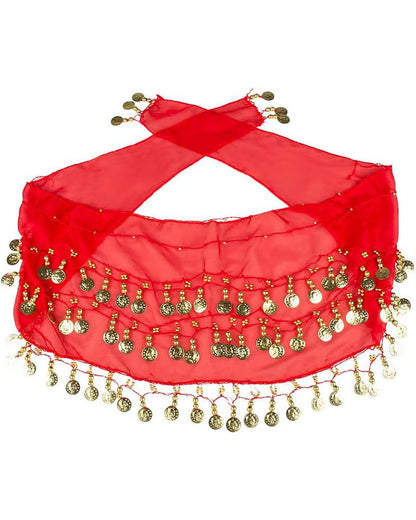Belly Dancer Headband Belt and Bracelets Set