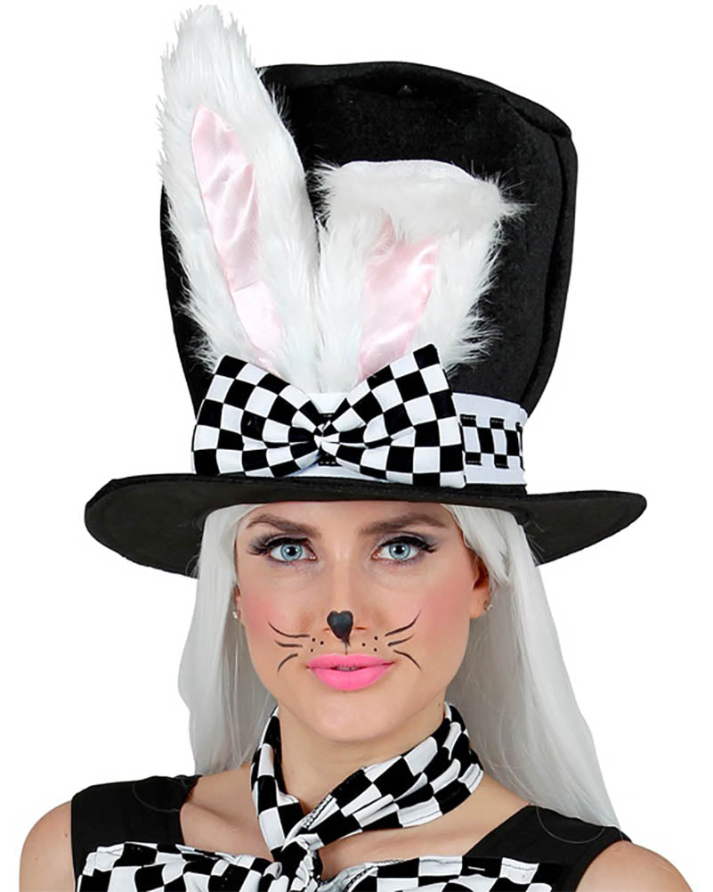 Bendable Bunny Ears Top Hat