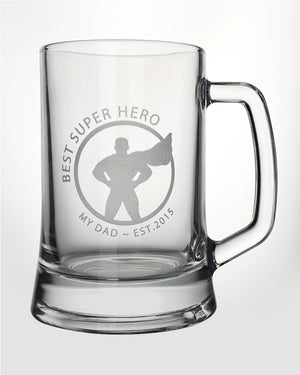 Best Super Coach Personalised Engraved 500ml Beer Mug