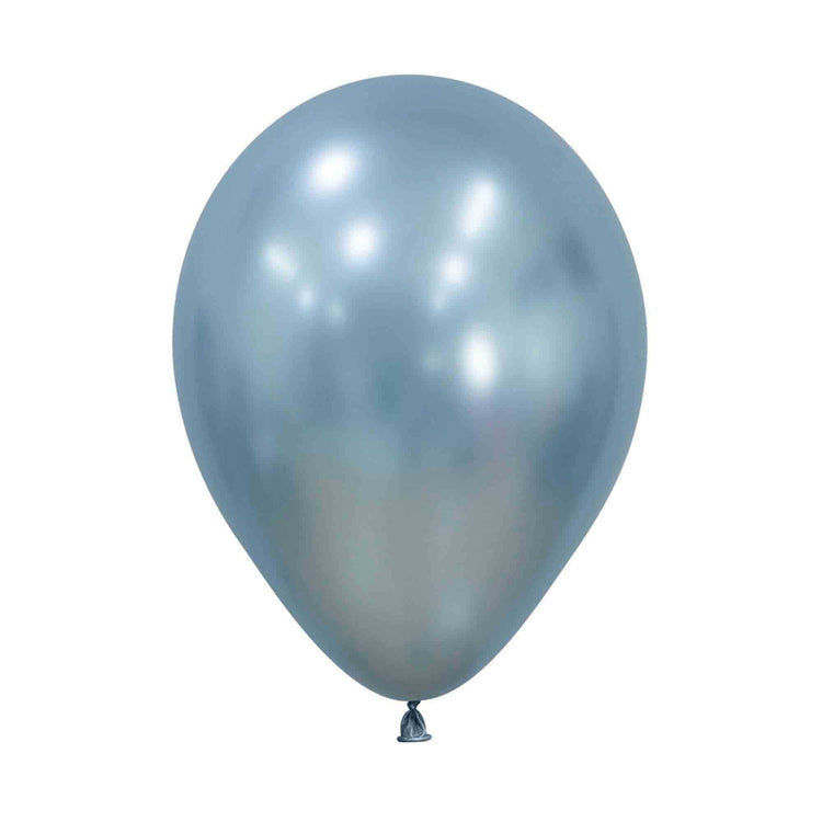 Sempertex 12cm Silk Arctic Blue Latex Balloons 839 Pack of 50