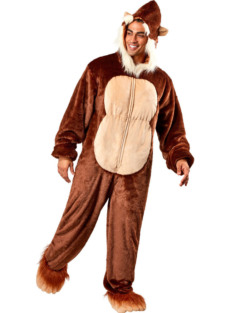 Big Foot Furry Onesie Mens Costume