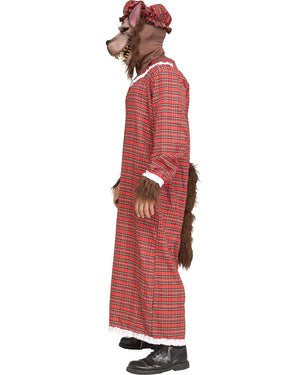 Big Teeth Granny Wolf Mens Costume