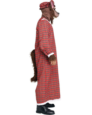 Big Teeth Granny Wolf Mens Costume
