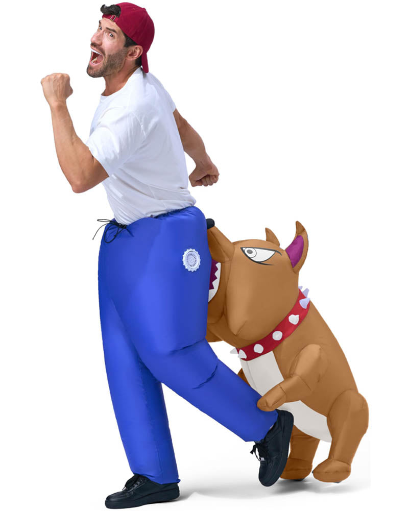 Bitten By a Bulldog Inflatable Adult Costume