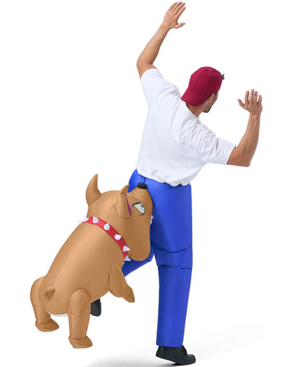 Bitten By a Bulldog Inflatable Adult Costume